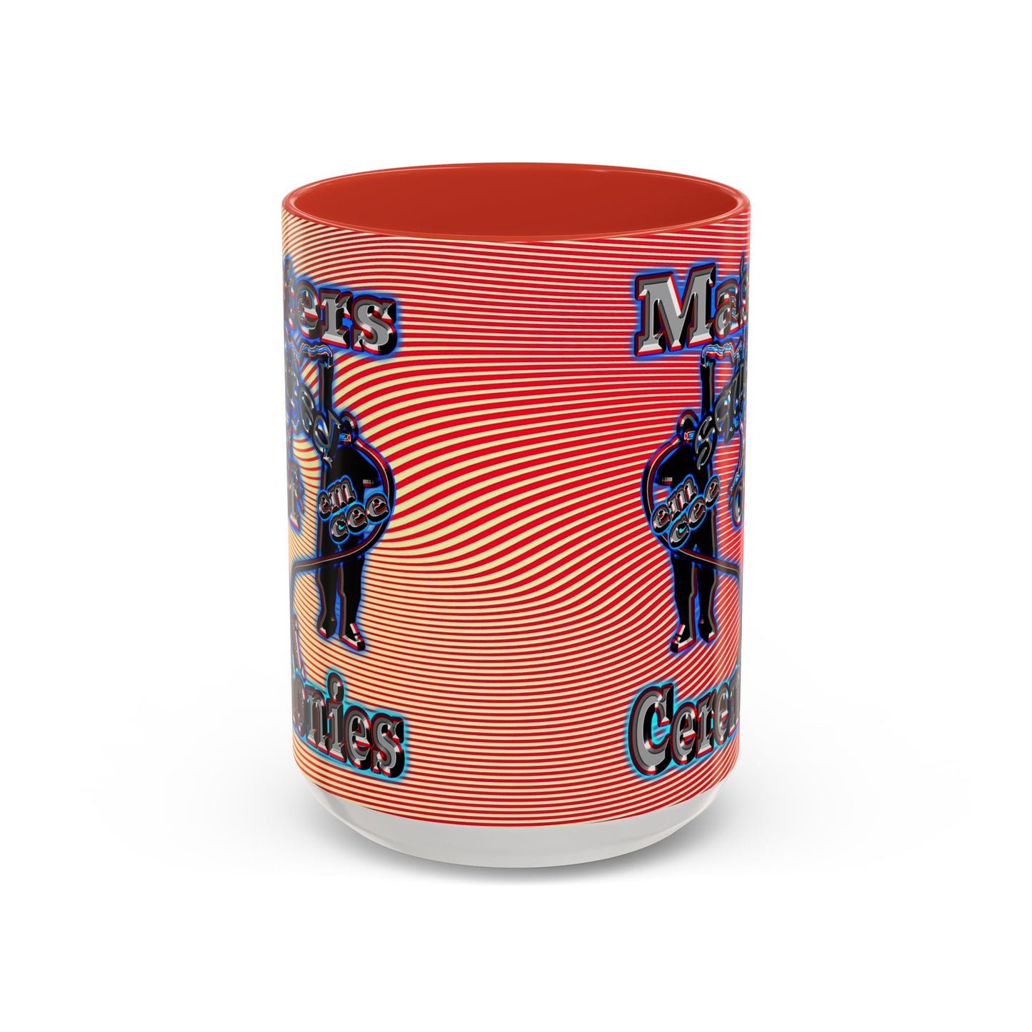 em cee squared - Accent Mug (yellow-orange wave)