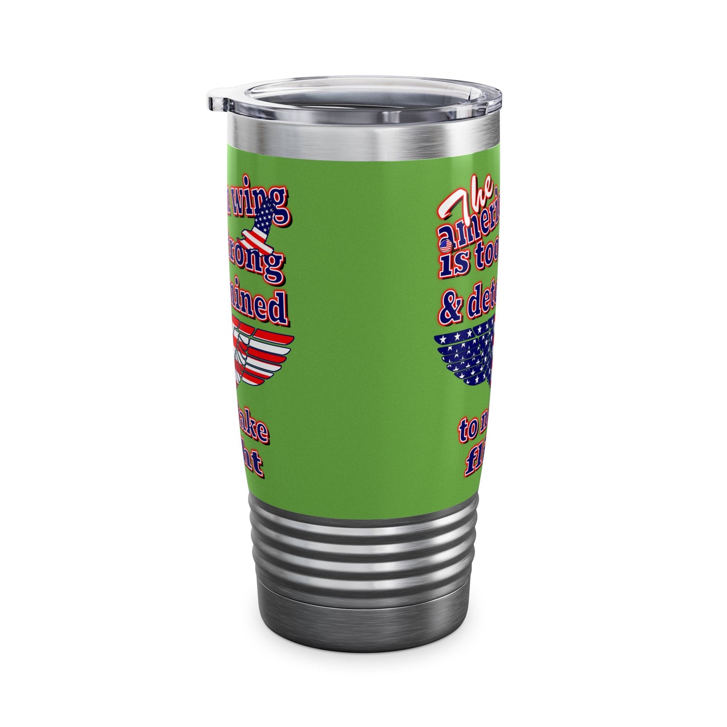american wing - Ringneck Tumbler, 20oz (green)