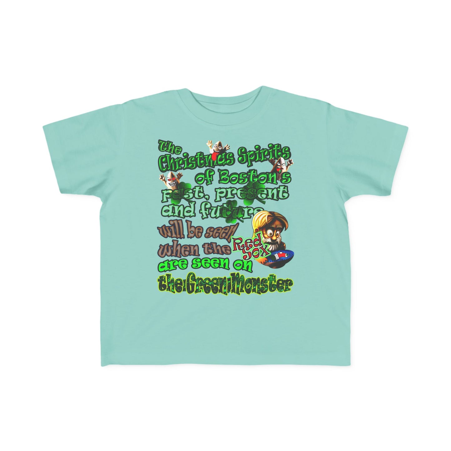 christmas spirits of boston - Toddler's Fine Jersey Tee