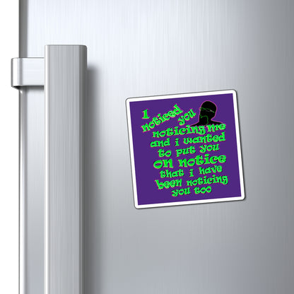 noticed you noticing - Magnets - (purple)
