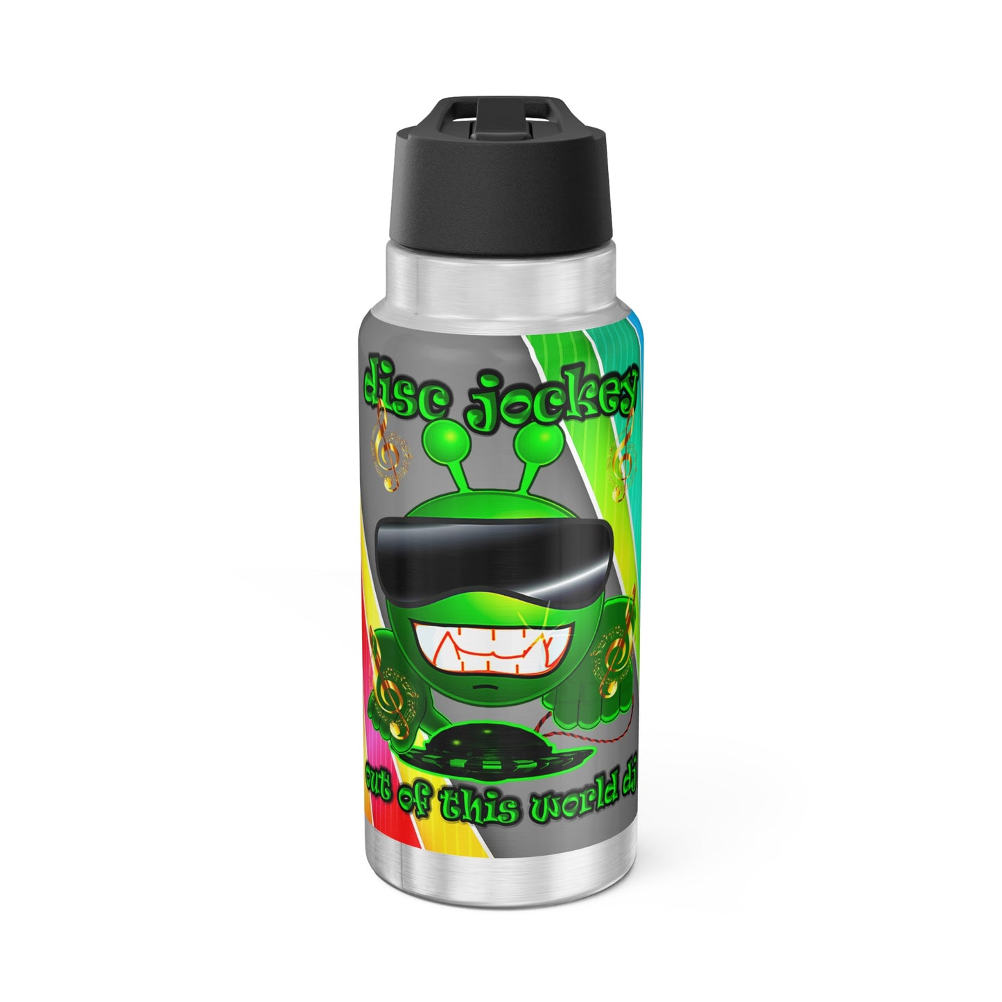 disc jockey - Gator Tumbler, 32oz (rainbow split)