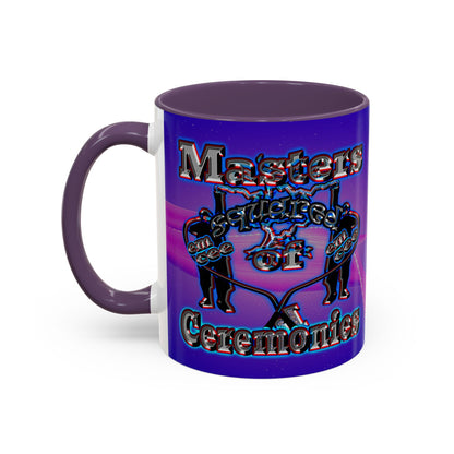 em cee squared - Accent Mug (purple-pink wave)