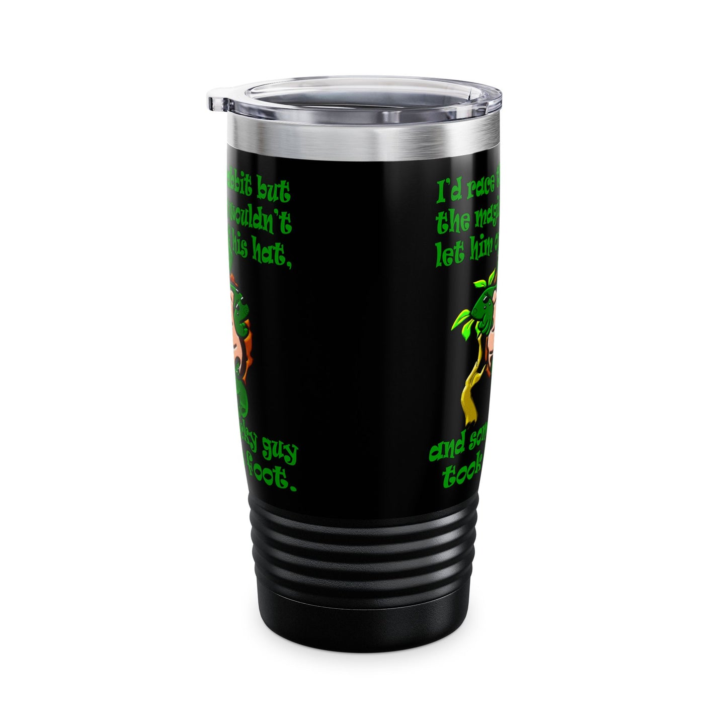 turtle race - Ringneck Tumbler, 20oz (black)