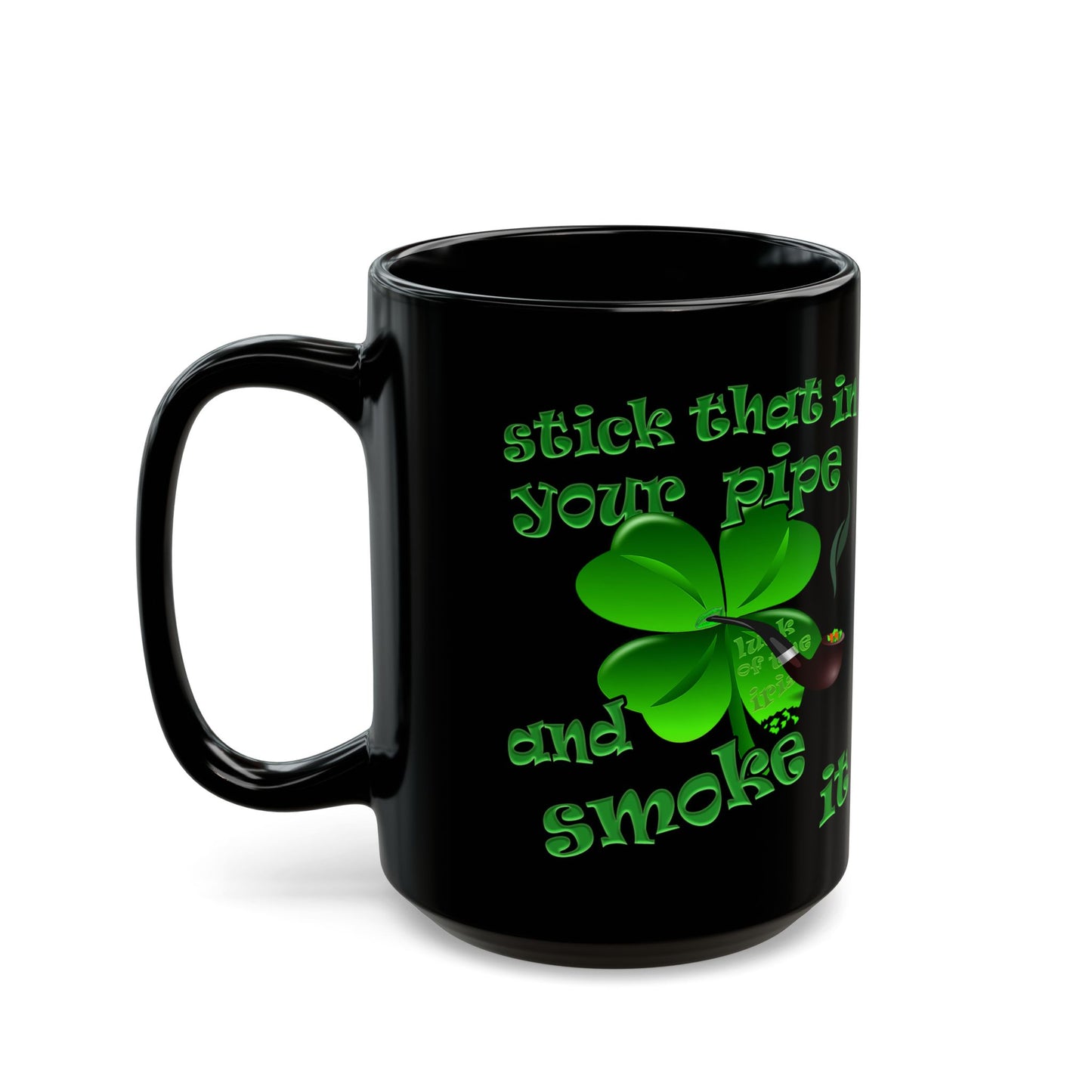 celtics logo - Black Mug (black)