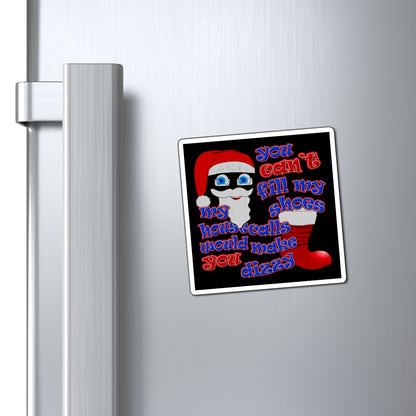 santa's shoes - Magnets - (black)