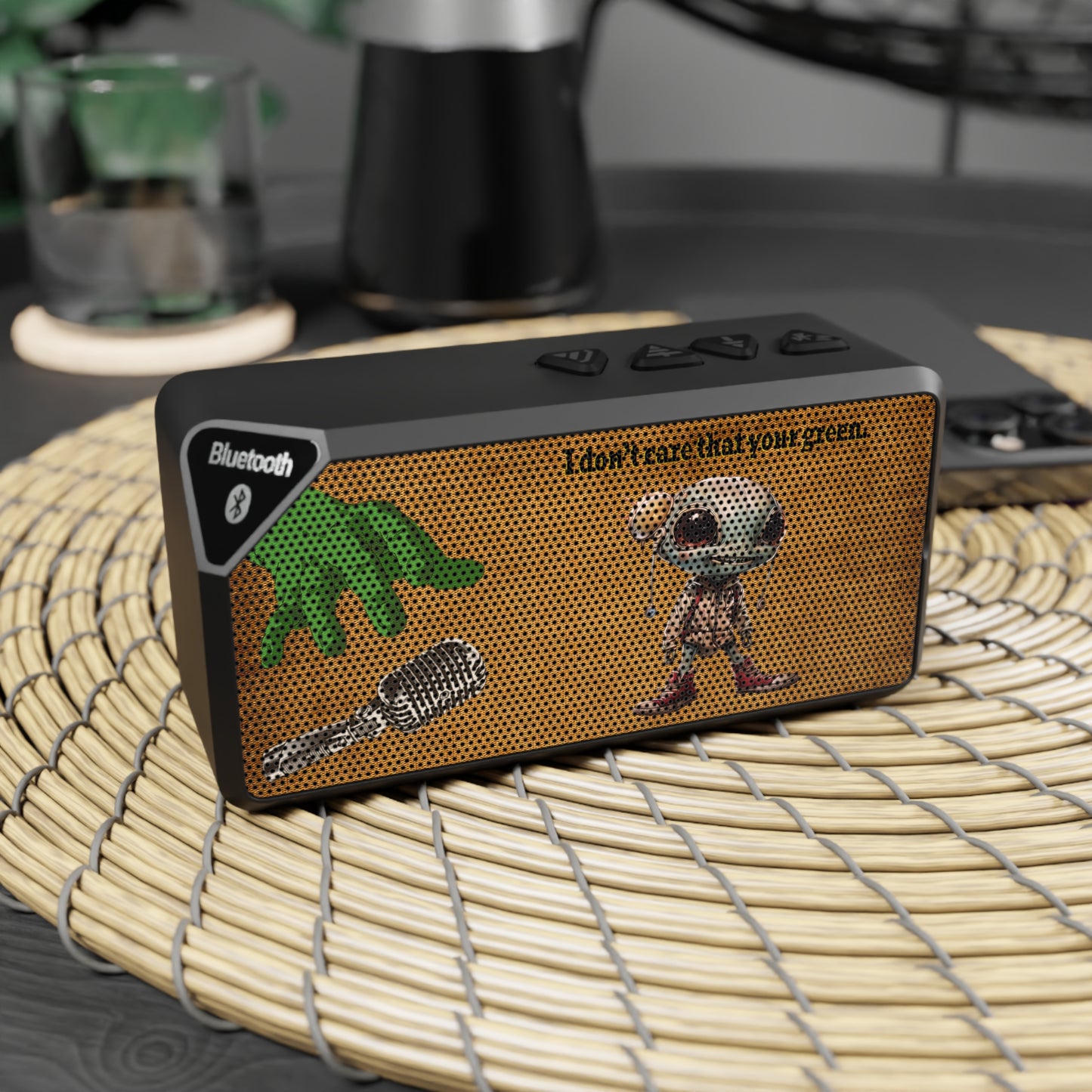I don't care that your green - Jabba Bluetooth Speaker (brown papyrus)