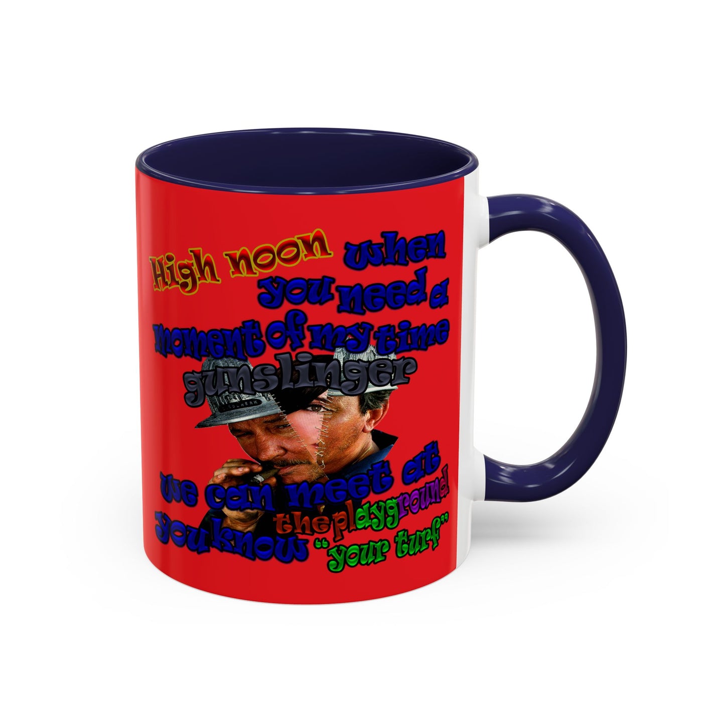 high noon - Accent Mug (red)