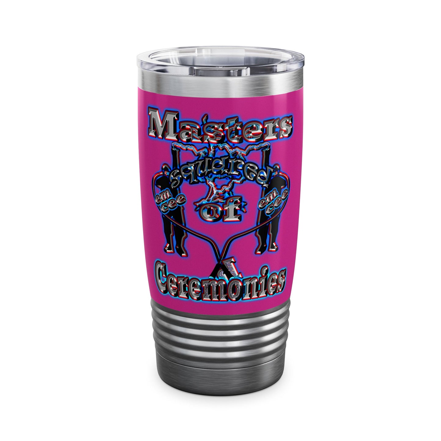 em cee squared - Ringneck Tumbler, 20oz (pink)