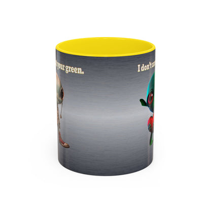 I don't care that your grey - Accent Mug (brushed nickel)