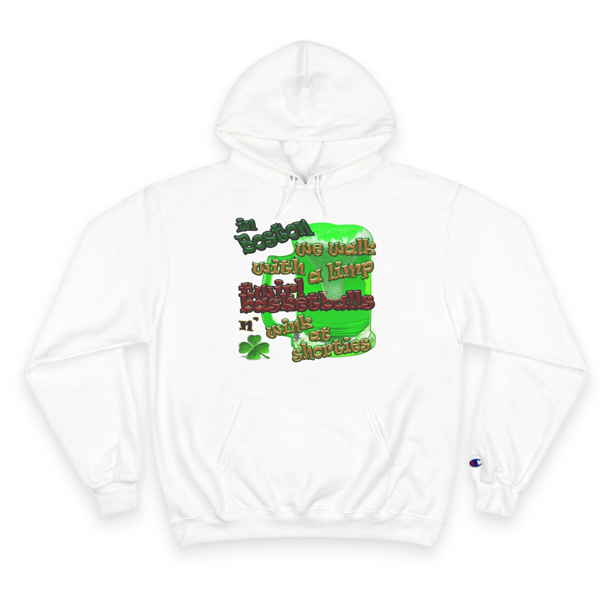 celtics logo - Champion Hoodie