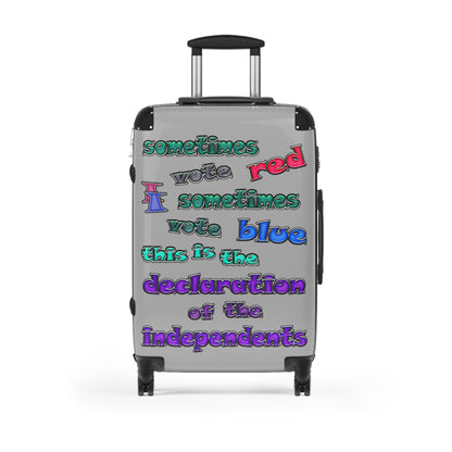declaration of the independents - Suitcase (light grey)