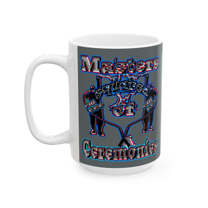 em cee squared - White Mug (dark grey)