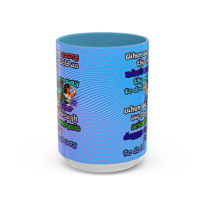 doggystyle - Accent Mug (light blue-purple wave)