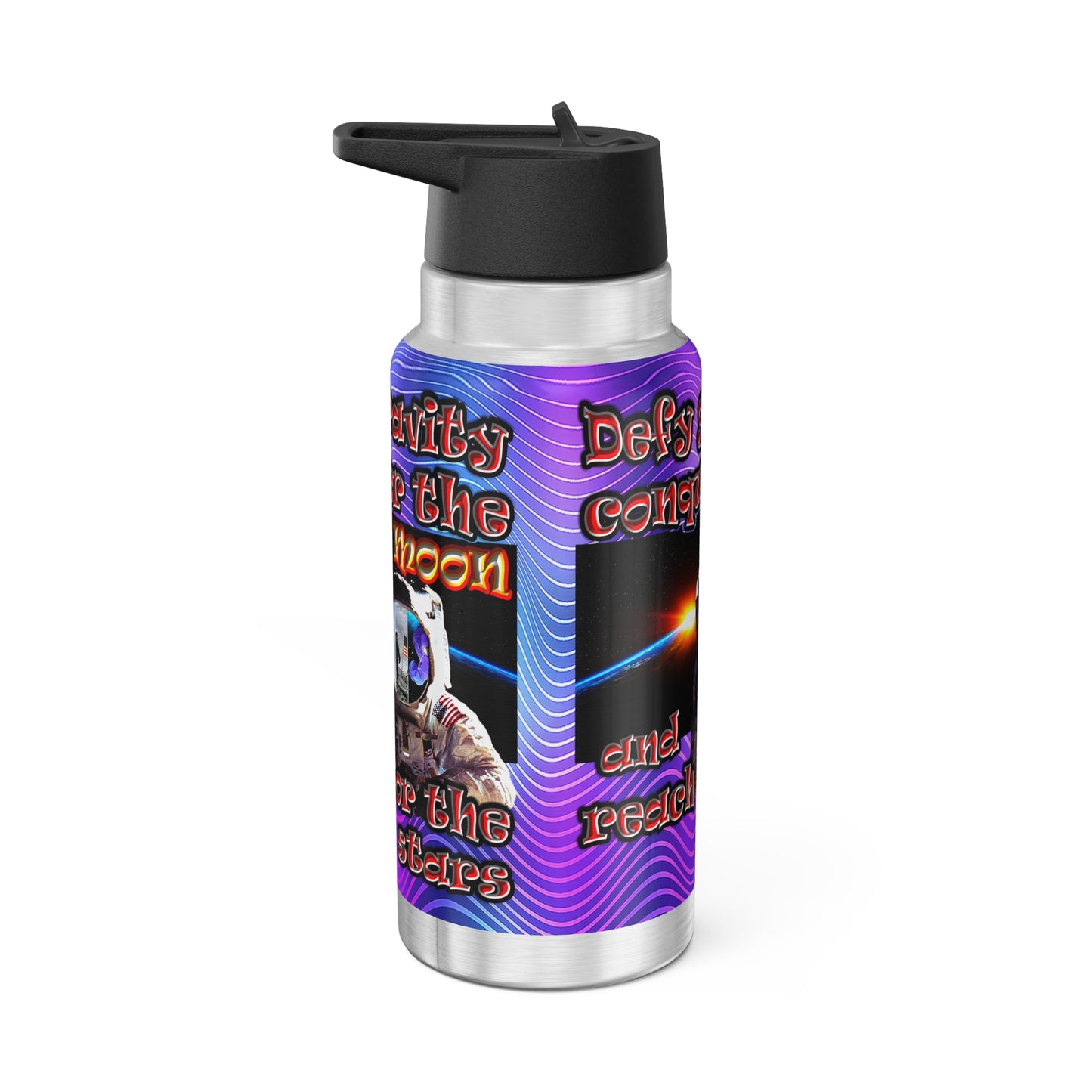 defy conquer reach - Gator Tumbler, 32oz  (purple wave)