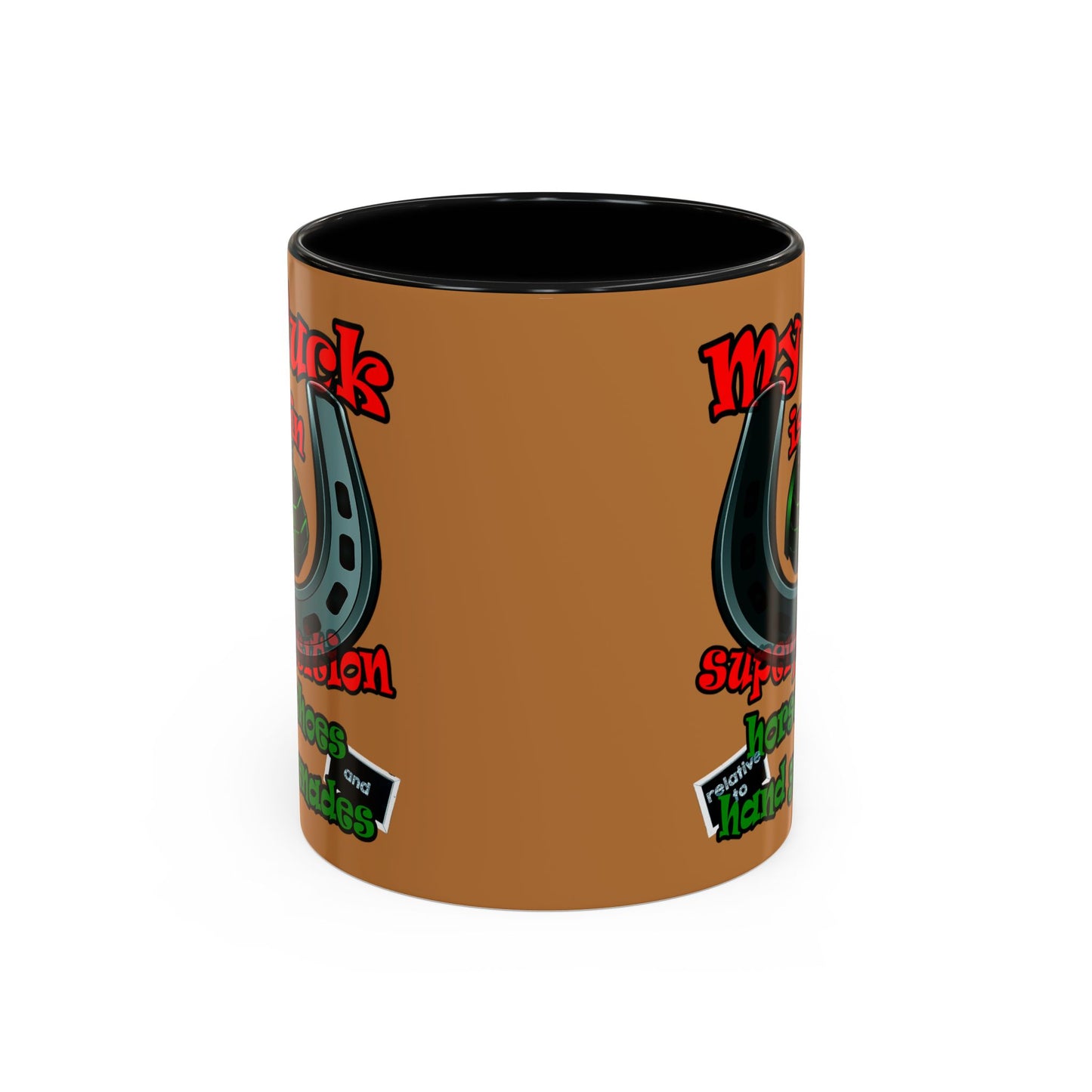my luck - Accent Mug (light brown)