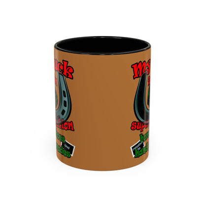 my luck - Accent Mug (light brown)