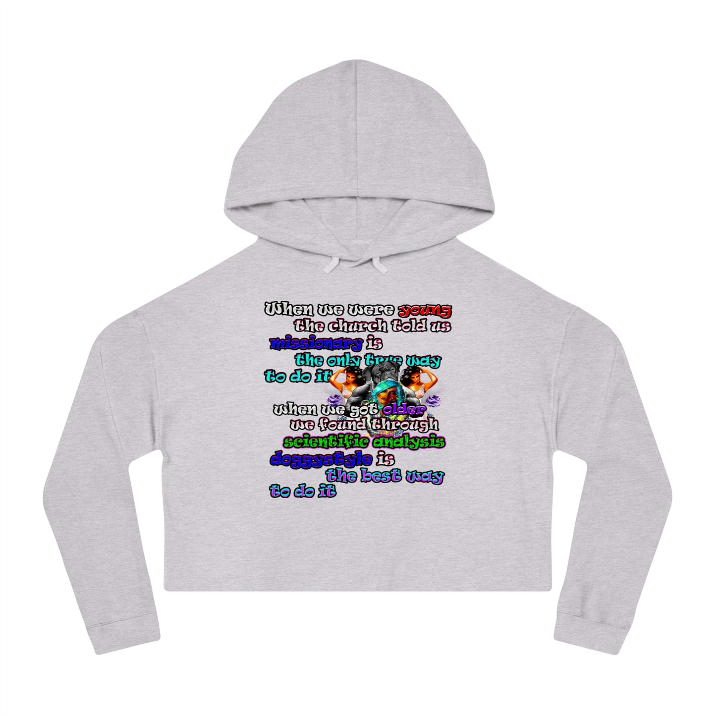 doggystyle - Women’s Cropped Hooded Sweatshirt