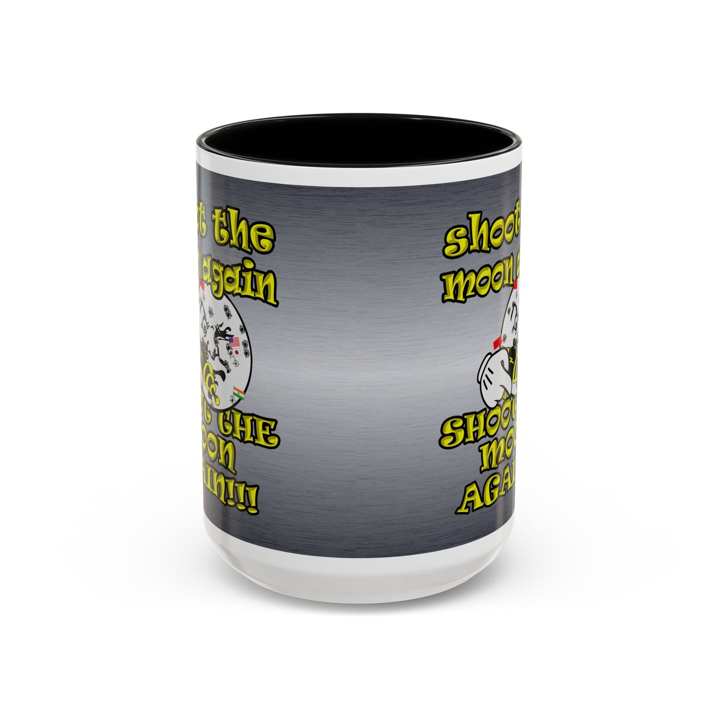 shoot the moon again - Accent Mug (brushed nickel)
