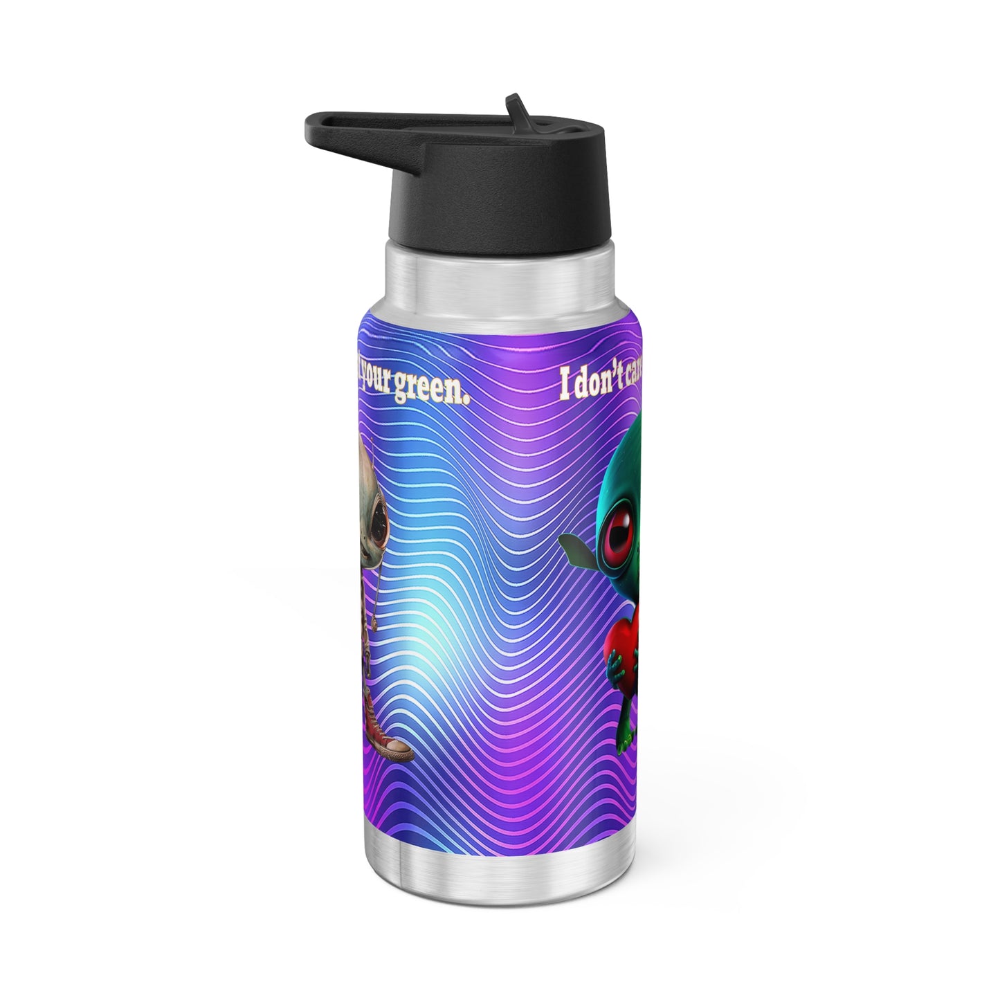 I don't care that your grey - Gator Tumbler, 32oz  (purple wave)