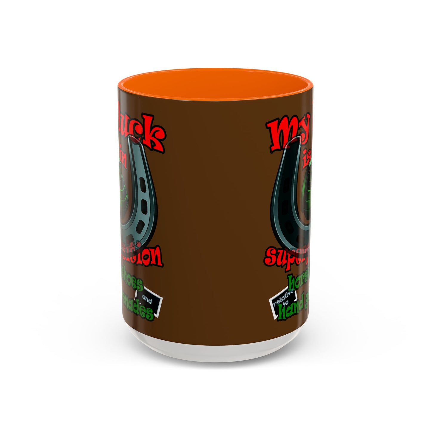 my luck - Accent Mug (brown)