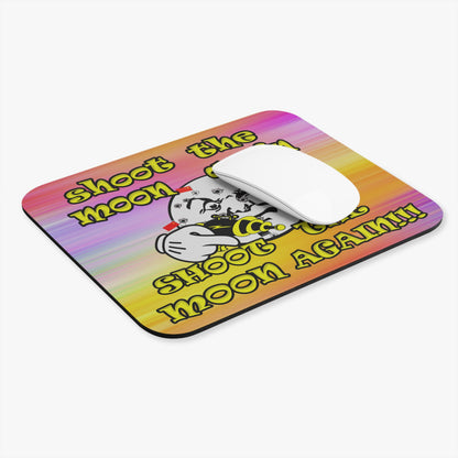 shoot the moon again - Mouse Pad (Rectangle) (color blur)