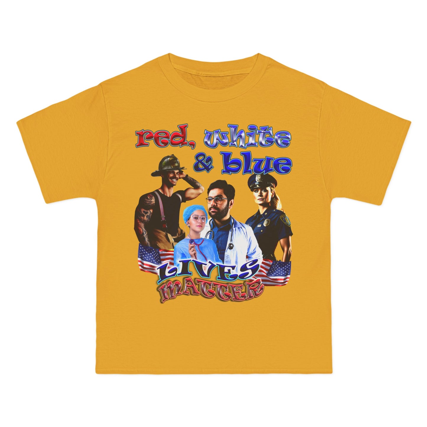 rw&b lives matter - Beefy-T®  Short-Sleeve T-Shirt