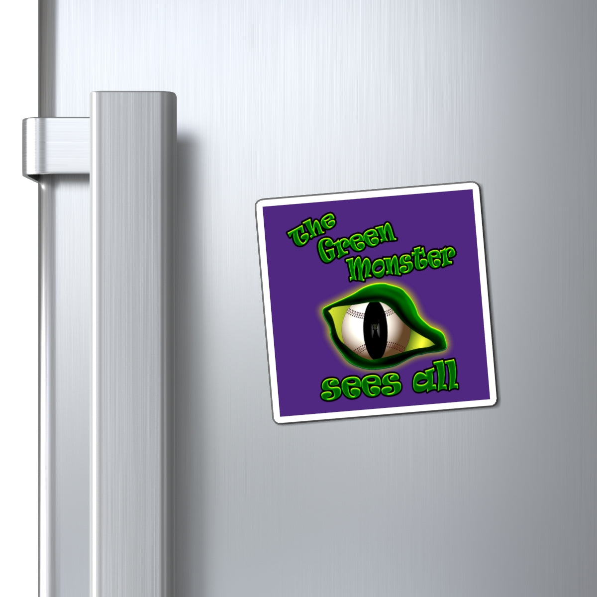 green monster - Magnets - (purple)