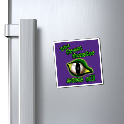 green monster - Magnets - (purple)