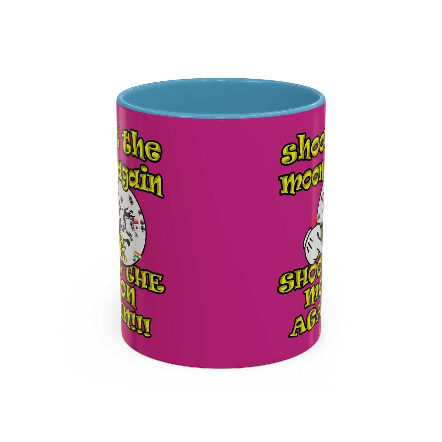 shoot the moon again - Accent Mug (pink)