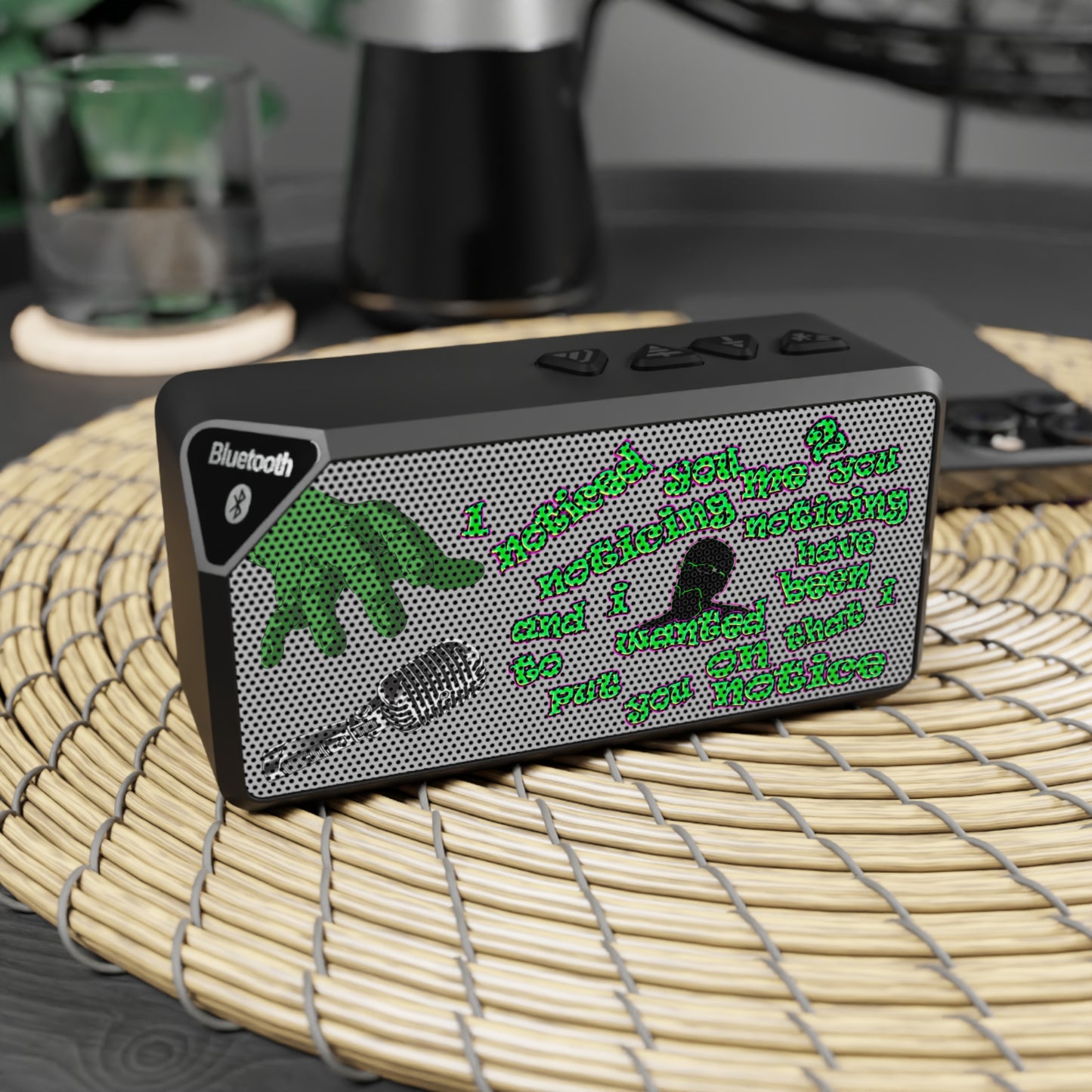 noticed you noticing - Jabba Bluetooth Speaker (light grey)