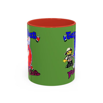 tag that - Accent Mug (green)