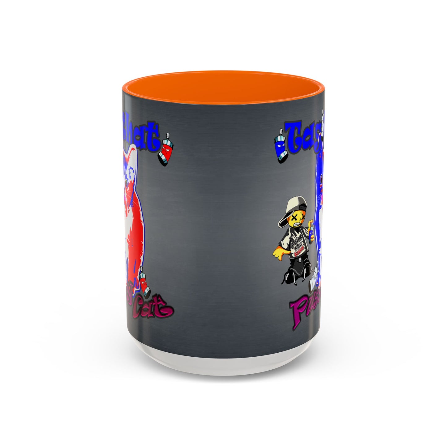 tag that - Accent Mug (grey-light grey)