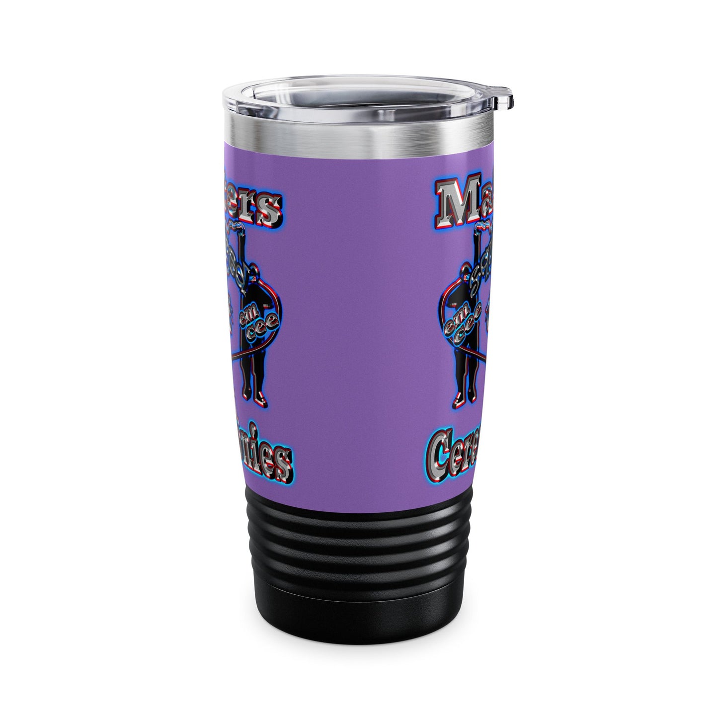 em cee squared - Ringneck Tumbler, 20oz (light purple)