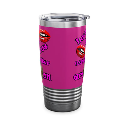 hoes b4 bros - Ringneck Tumbler, 20oz (pink)
