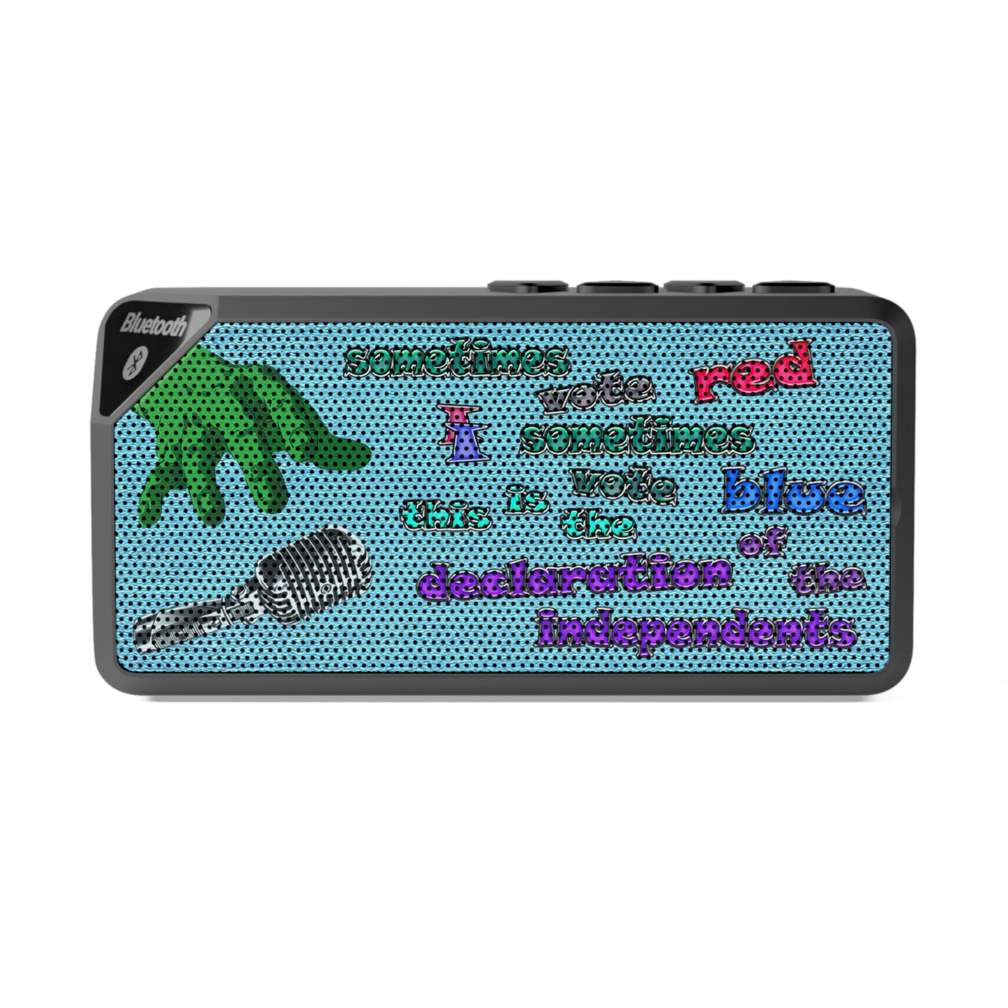 declaration of the independents - Jabba Bluetooth Speaker (faded blue)