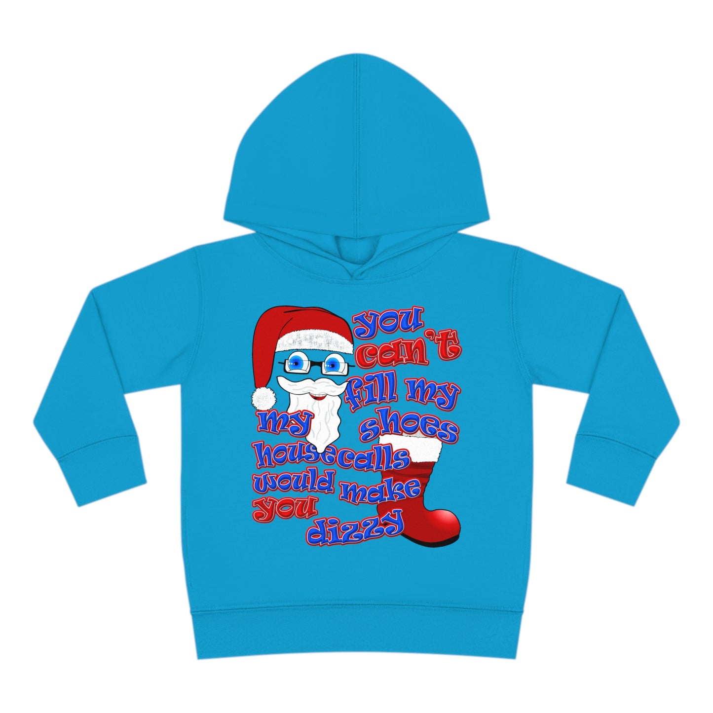 santa's shoes - Toddler Pullover Fleece Hoodie