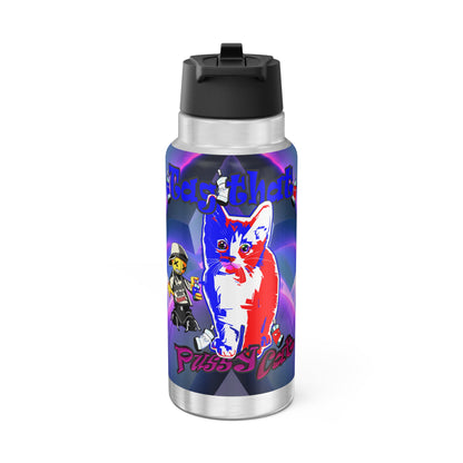 tag that - Gator Tumbler, 32oz  (grey-pink wave)