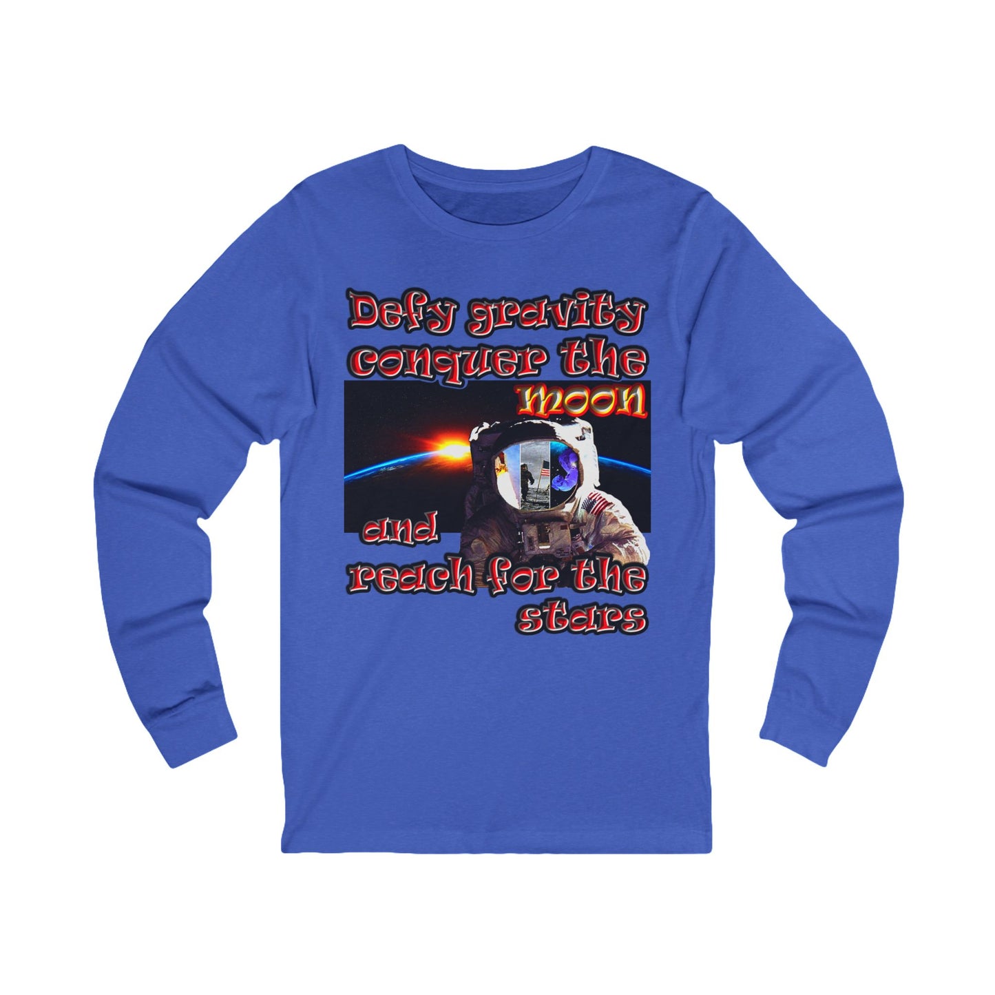 defy conquer reach - Unisex Jersey Long Sleeve Tee