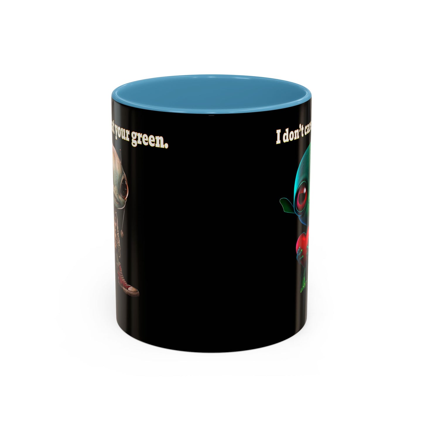 I don't care that your grey - Accent Mug (black)