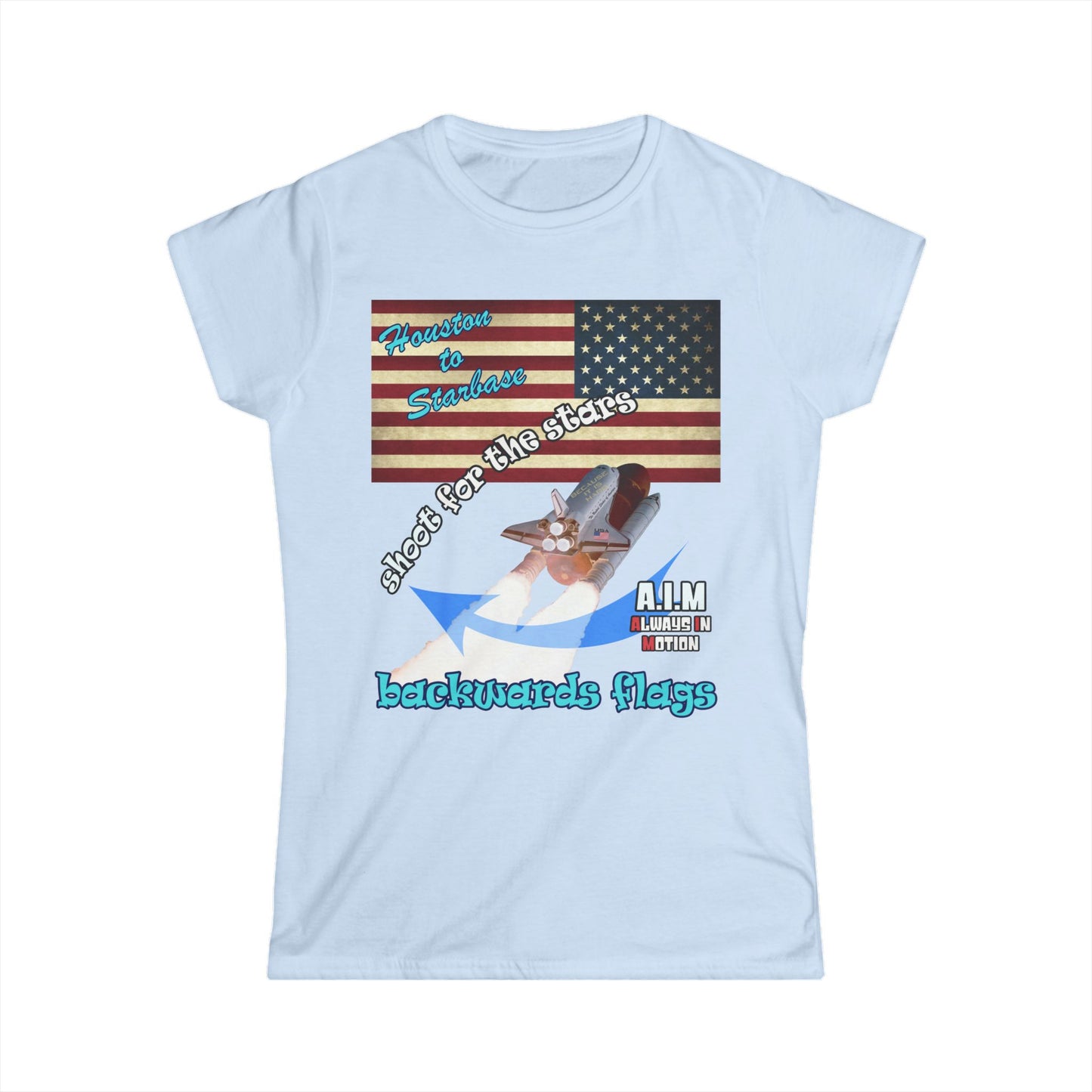 shoot for the stars - Women's Softstyle Tee