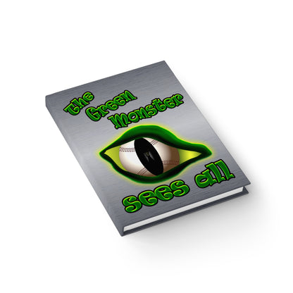 green monster - journal-blank (brushed nickel)