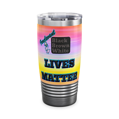 irrelevant - Ringneck Tumbler, 20oz (color blur)