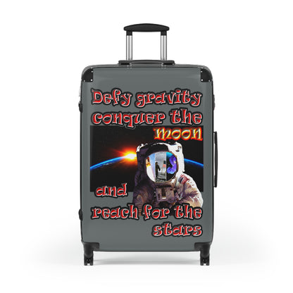 defy conquer reach - Suitcase (dark grey)