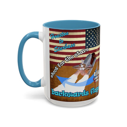 shoot for the stars - Accent Mug (brown papyrus)