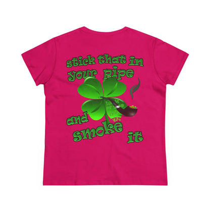 celtics logo - Women's Midweight Cotton Tee