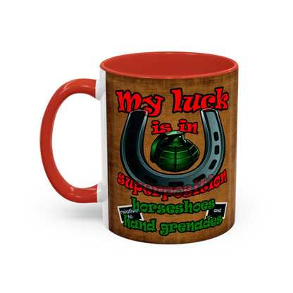 my luck - Accent Mug (brown papyrus)