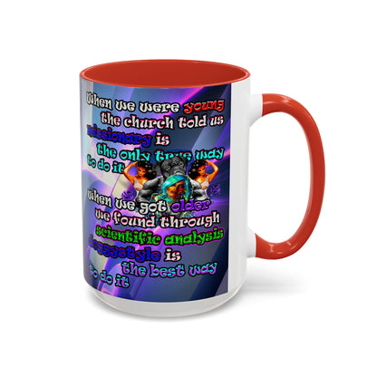 doggystyle - Accent Mug (grey-pink wave)