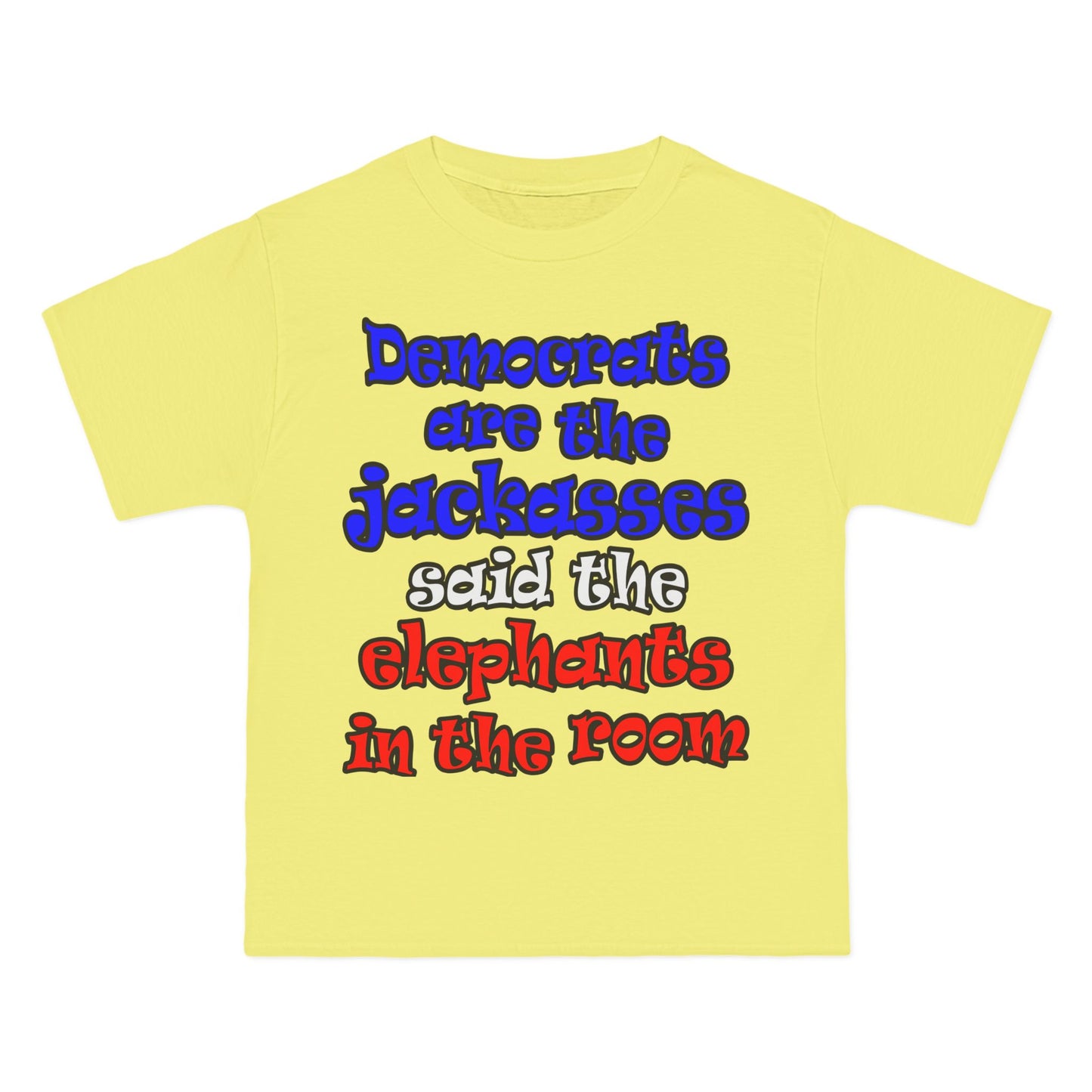 donkeys and elephants - Beefy-T®  Short-Sleeve T-Shirt
