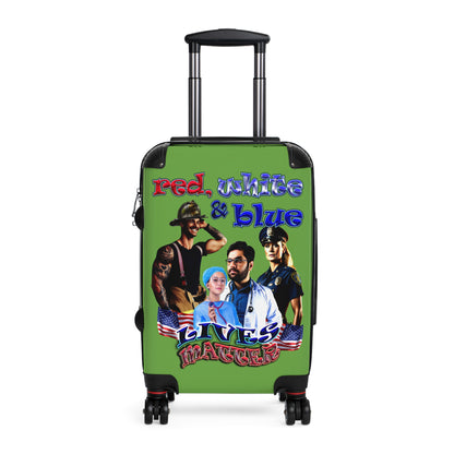 rw&b lives matter - Suitcase (green)