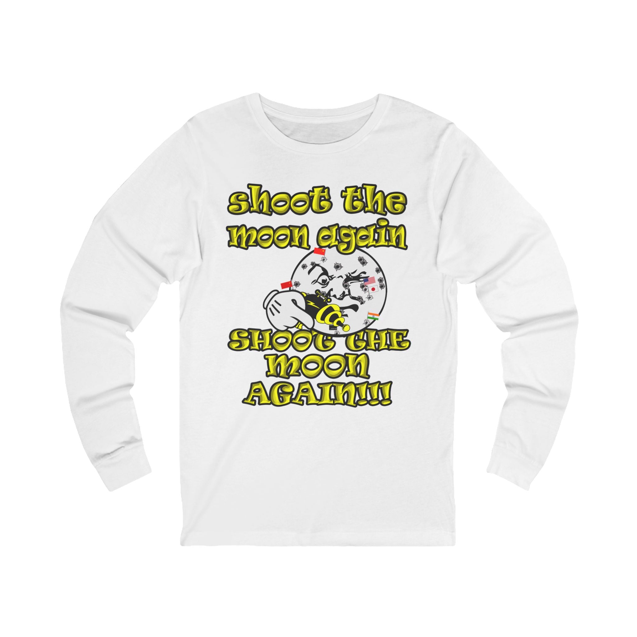 shoot the moon again - Unisex Jersey Long Sleeve Tee
